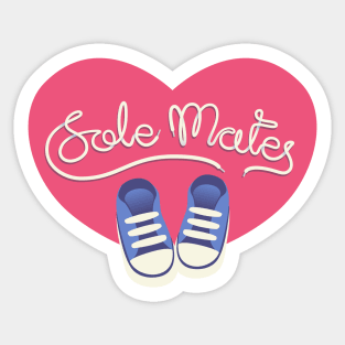 Sole Mates - Pink and Purple Sticker